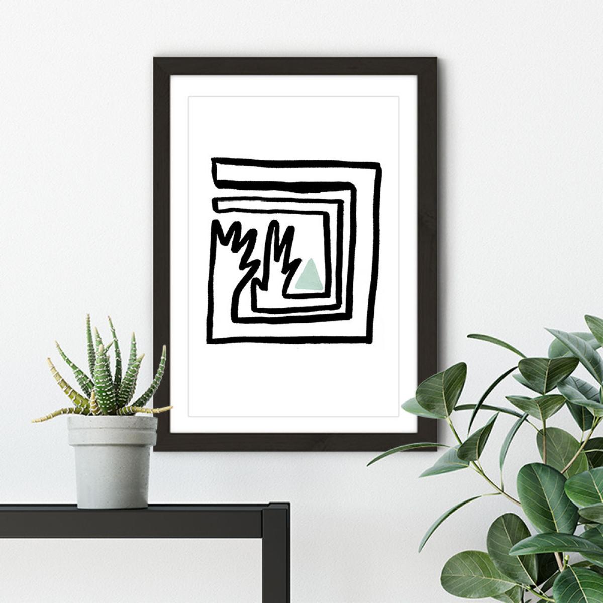 Hands IIII Art Print Black Frame – image 4