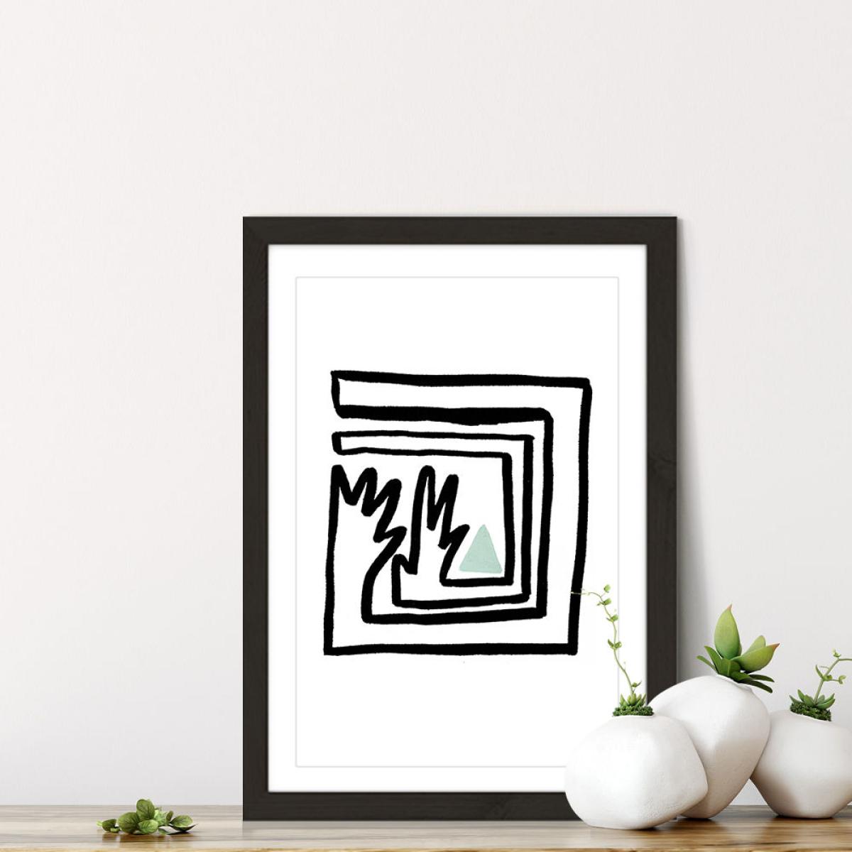 Hands IIII Art Print Black Frame – image 7