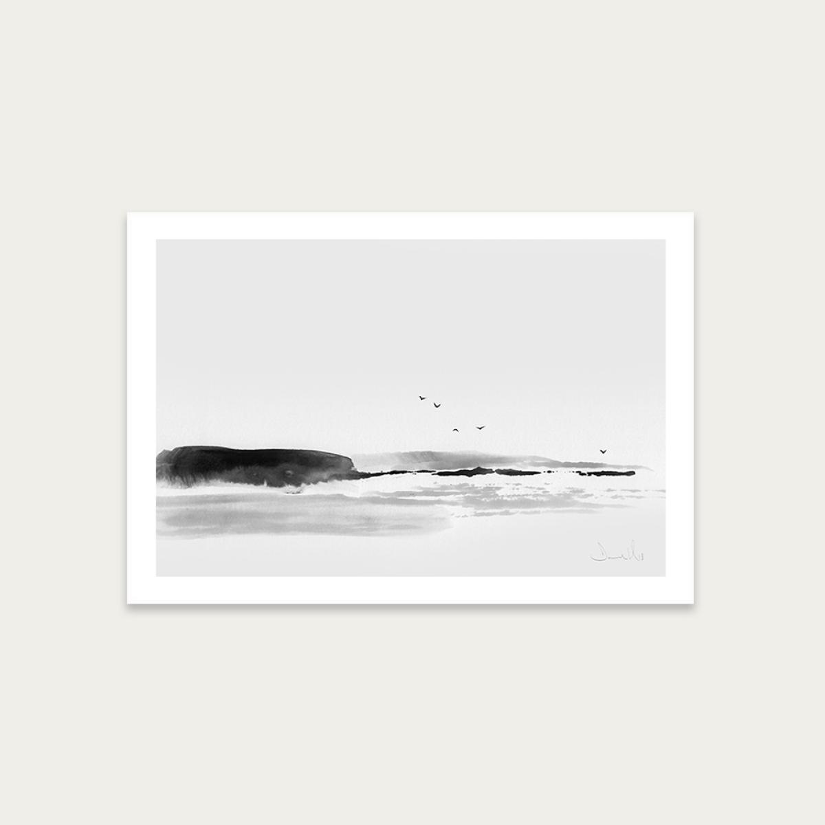 Sea Rock Art Print Unframed