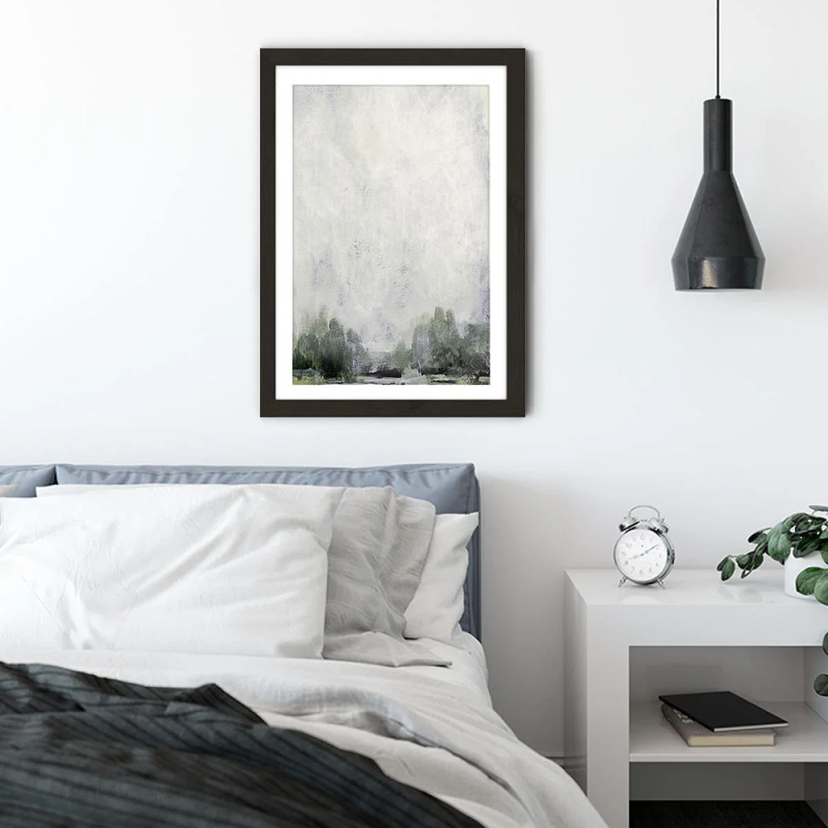 Forest Edge Art Print Black Frame – image 4