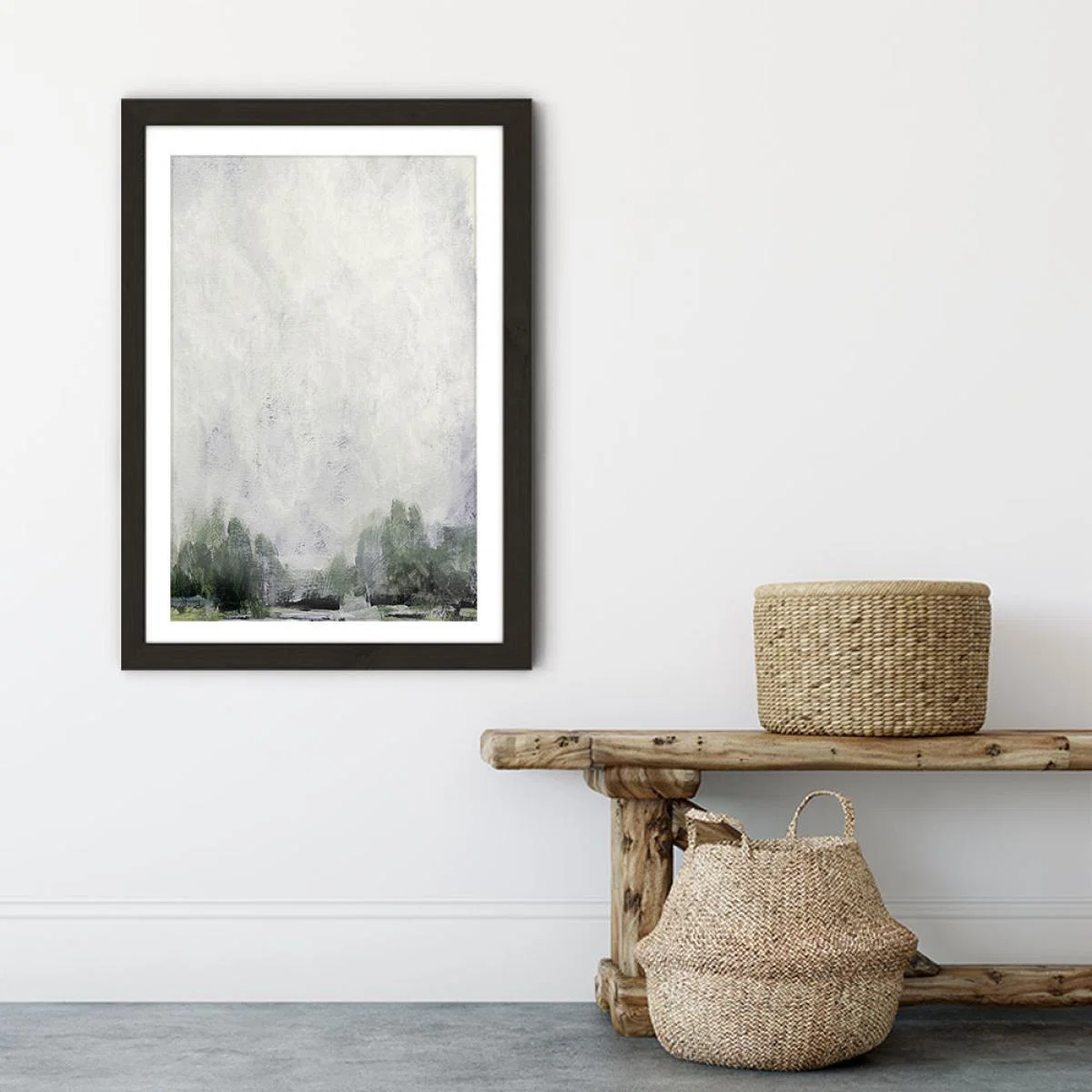 Forest Edge Art Print Black Frame – image 5