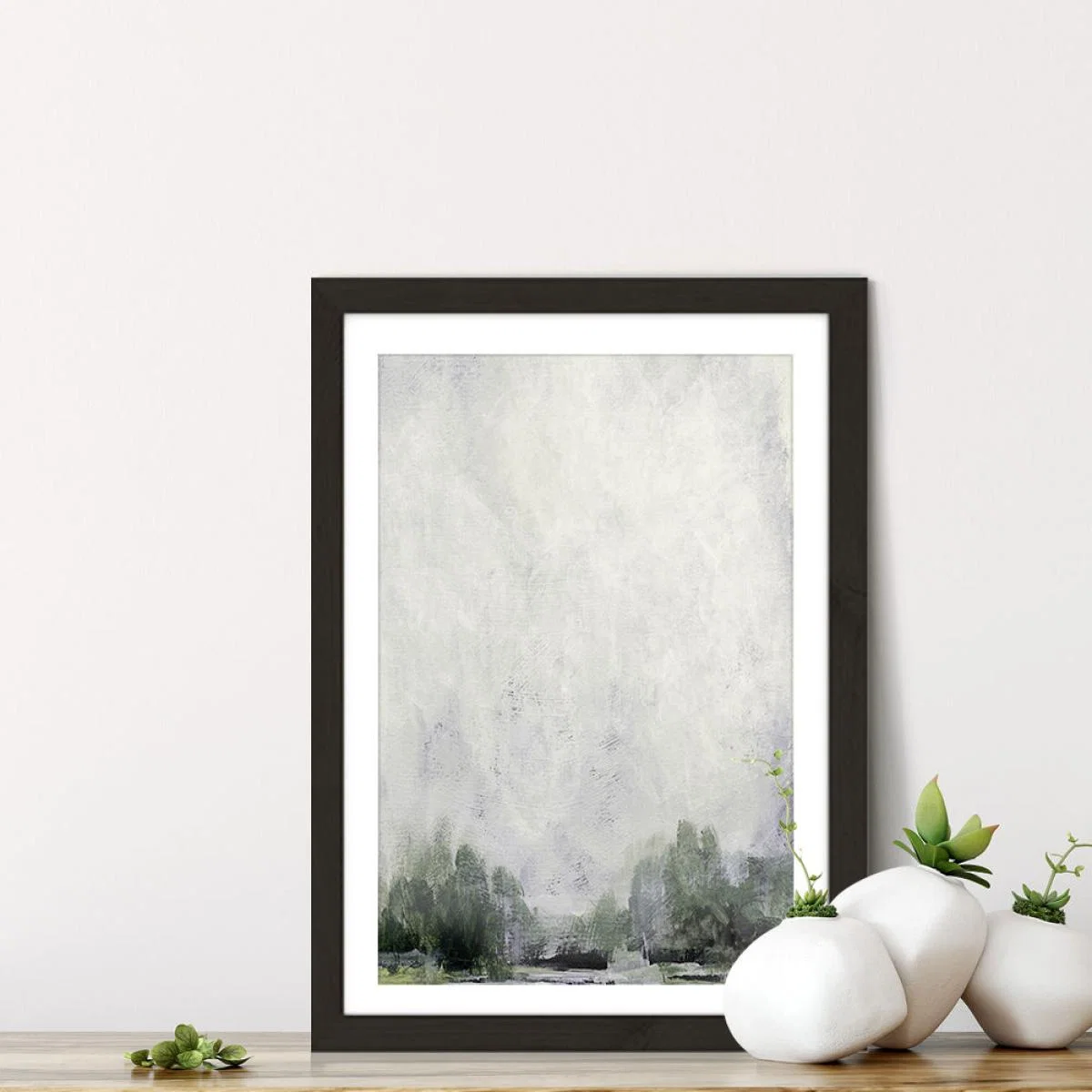 Forest Edge Art Print Black Frame – image 6