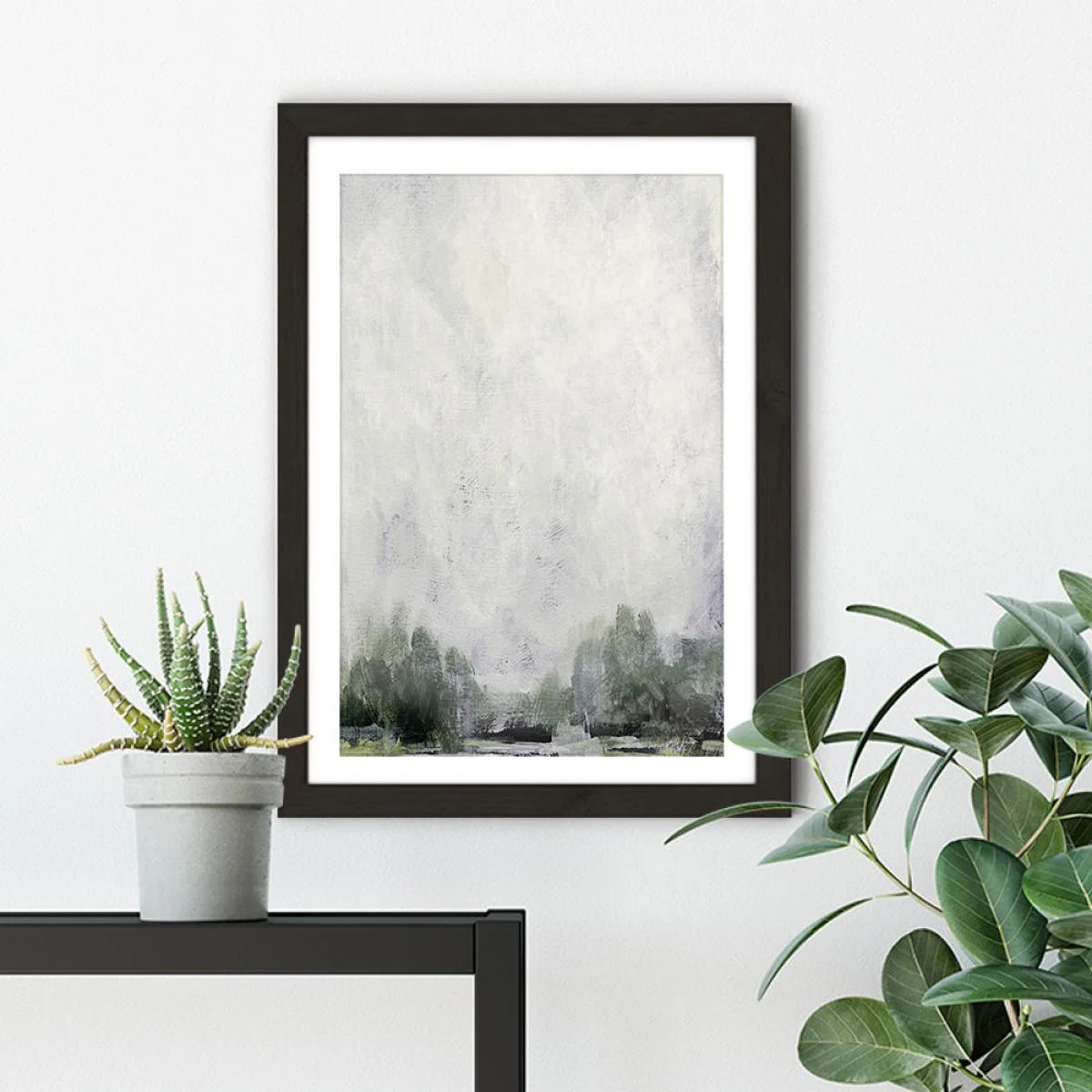 Forest Edge Art Print Black Frame – image 7