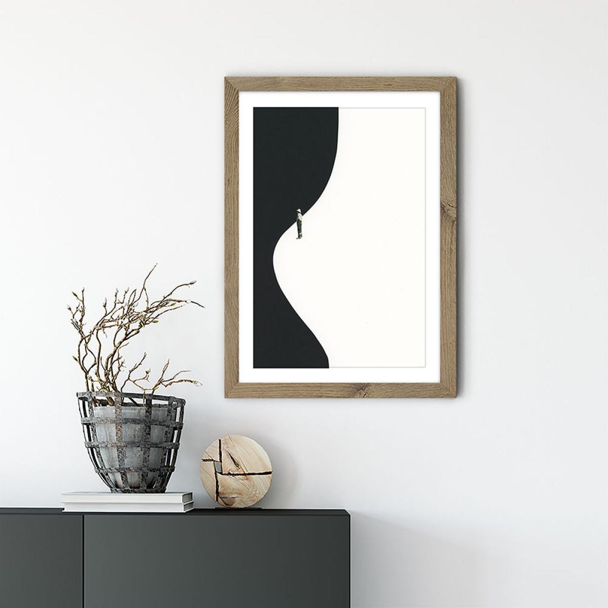 Down By the Water Art Print Oak Frame – image 2