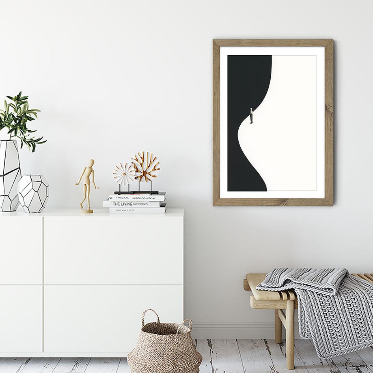 Down By the Water Art Print Oak Frame – image 3