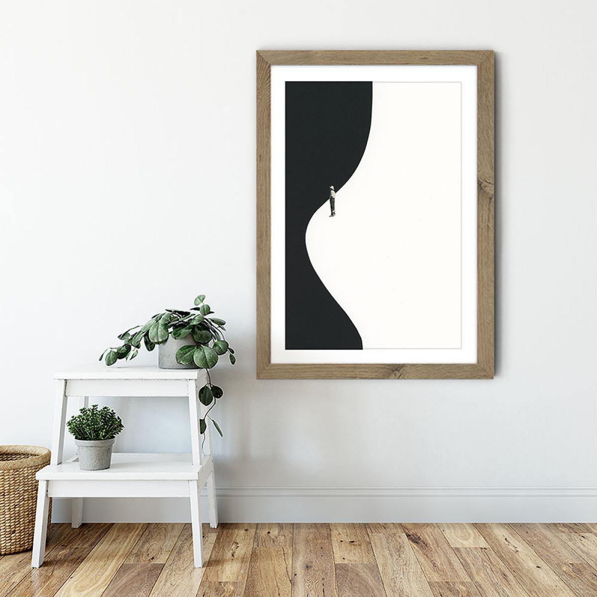 Down By the Water Art Print Oak Frame – image 6