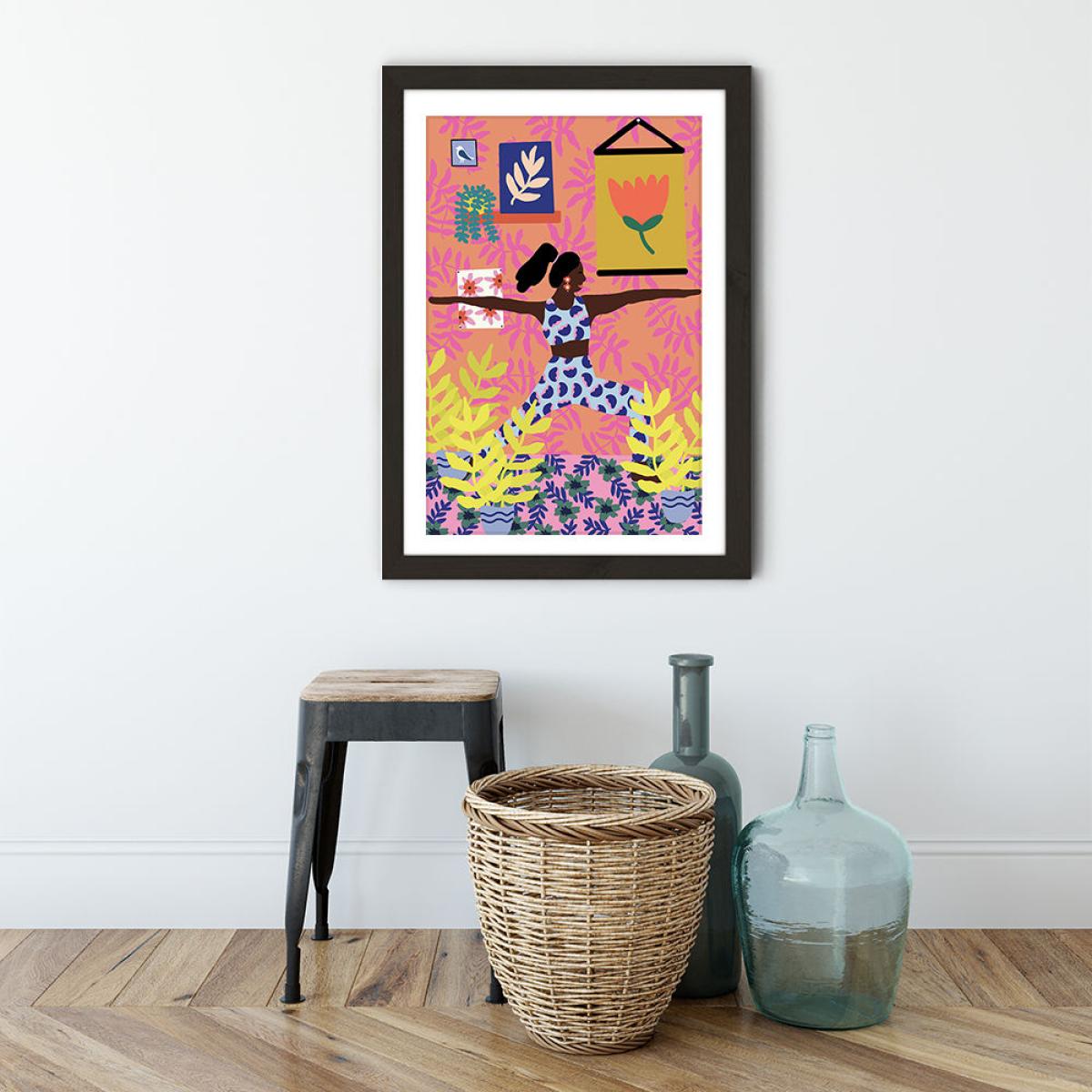 Just Take a Deep Breath Art Print Black Frame – image 2