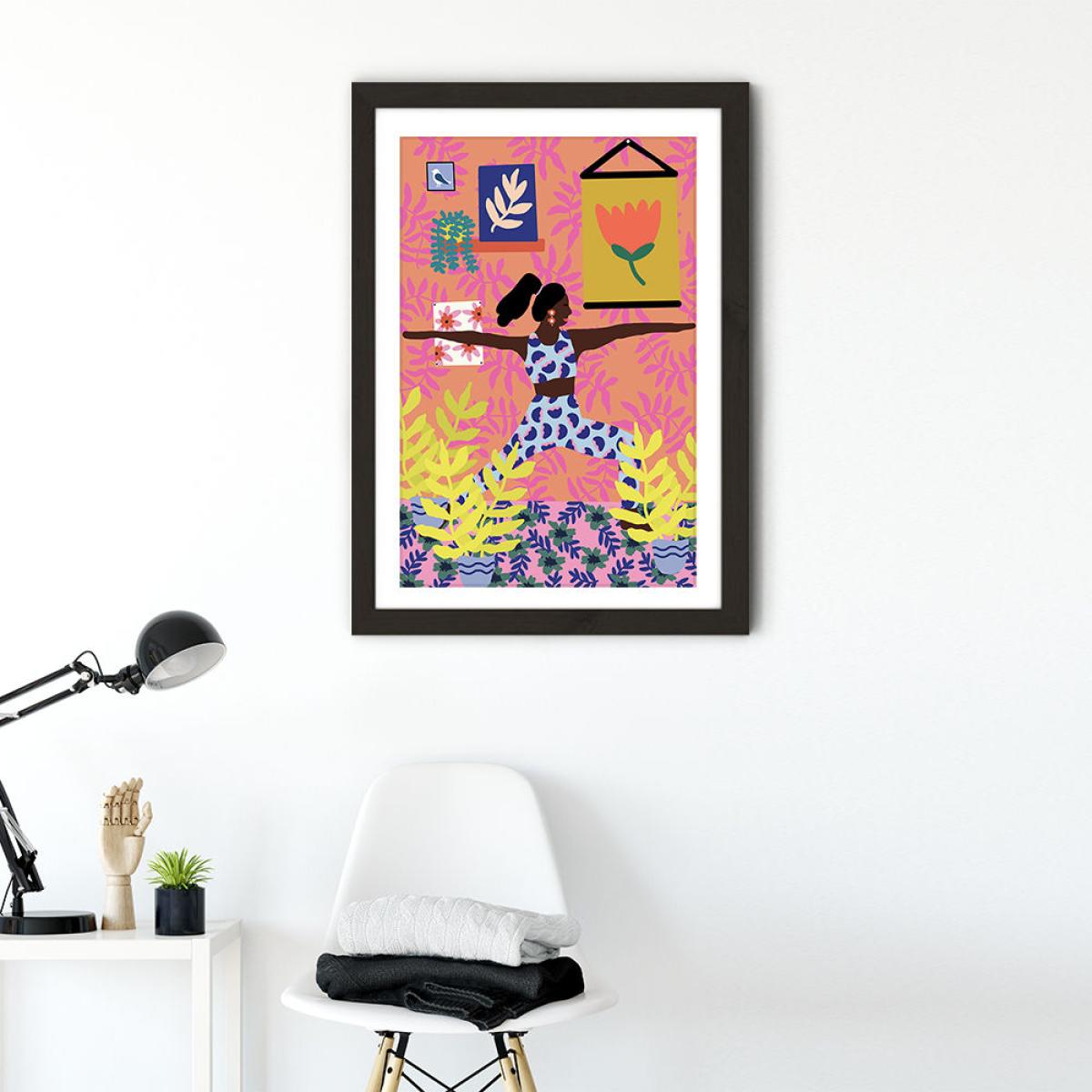 Just Take a Deep Breath Art Print Black Frame – image 3