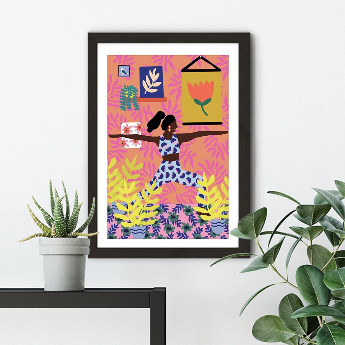 Just Take a Deep Breath Art Print Black Frame – image 4