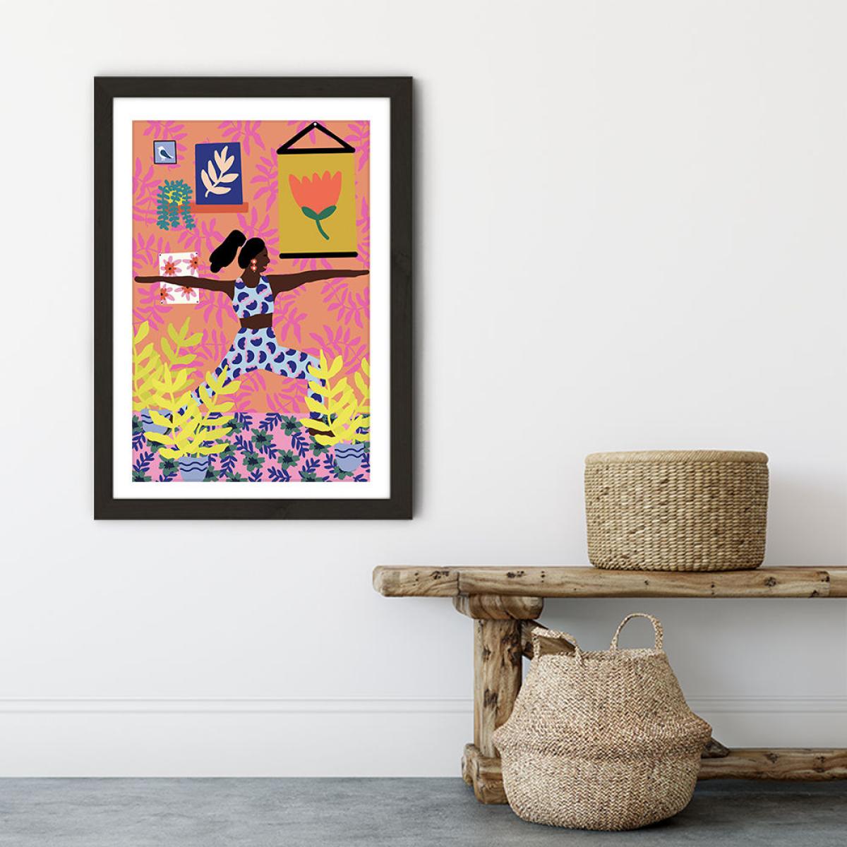 Just Take a Deep Breath Art Print Black Frame – image 6