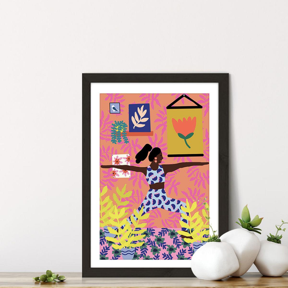 Just Take a Deep Breath Art Print Black Frame – image 7