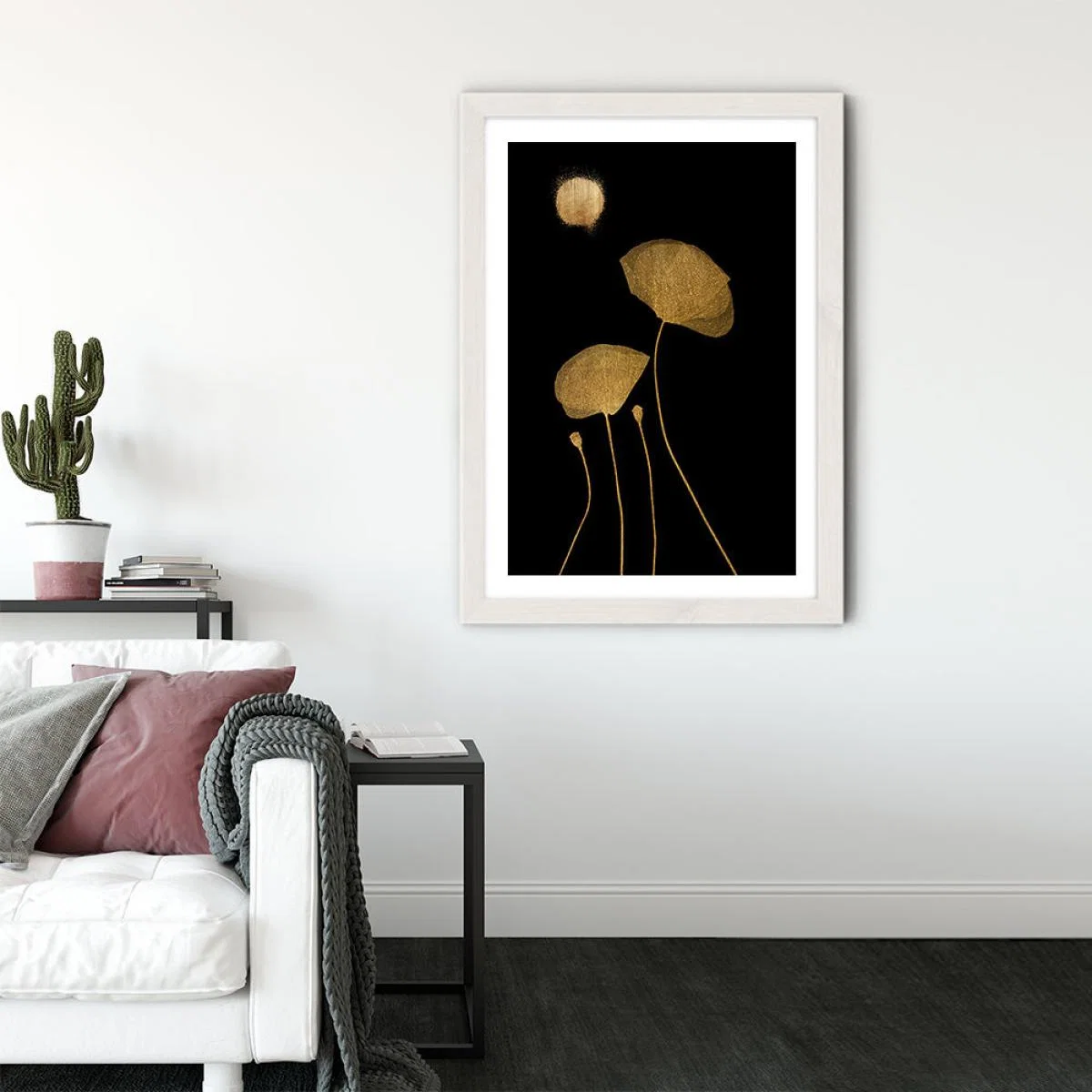 Moonshine Dancers Art Print White Frame – image 2