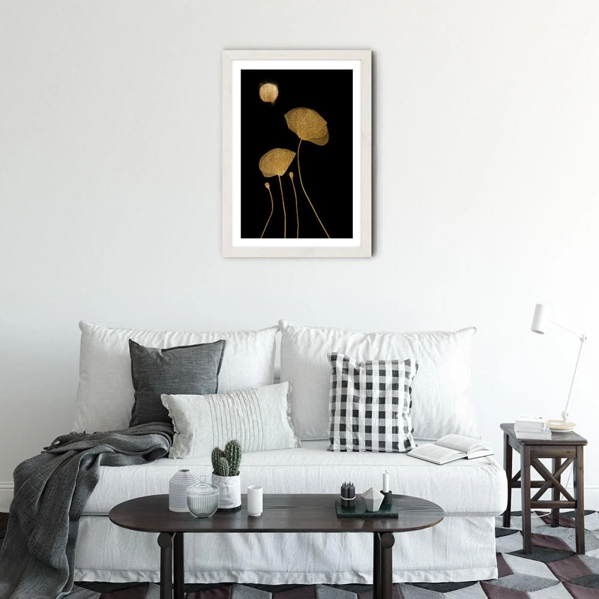Moonshine Dancers Art Print White Frame – image 4