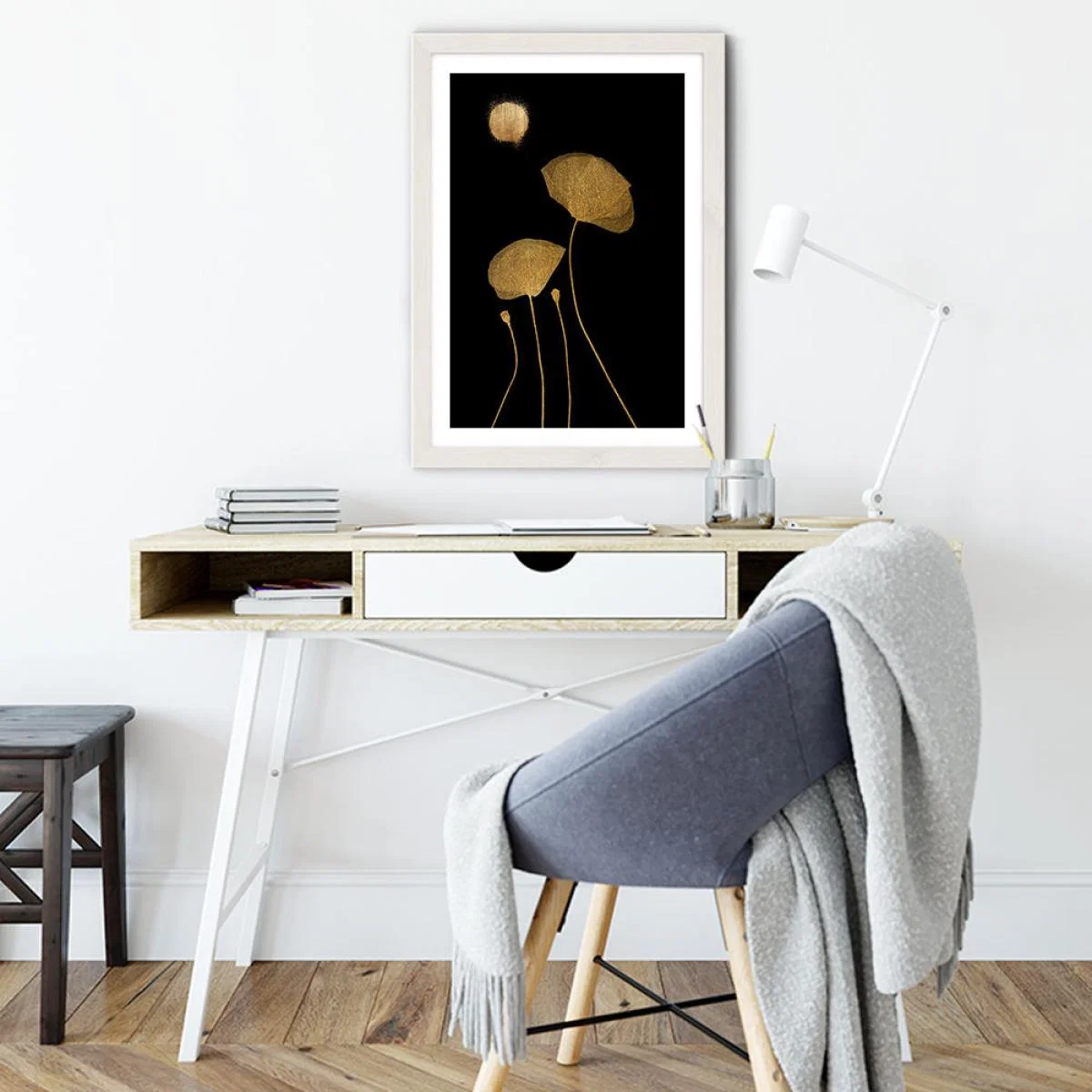 Moonshine Dancers Art Print White Frame – image 5
