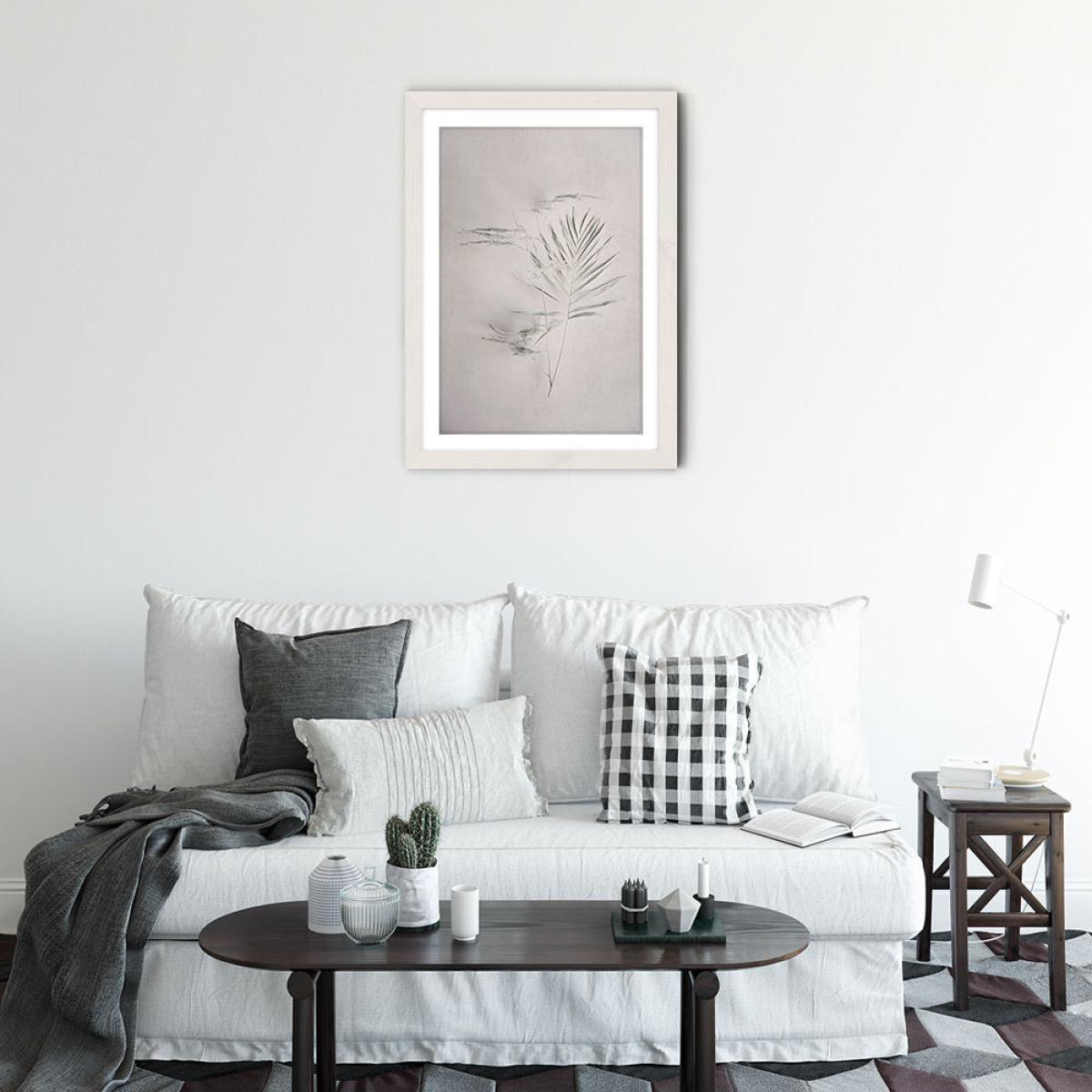 Alabaster Forest 6 Art Print White Frame – image 2