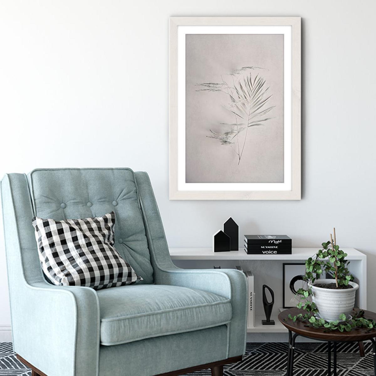 Alabaster Forest 6 Art Print White Frame – image 4