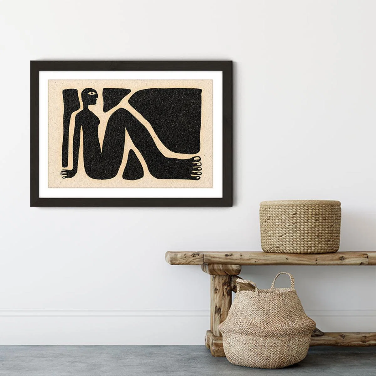 Obstacles Art Print Black Frame – image 2