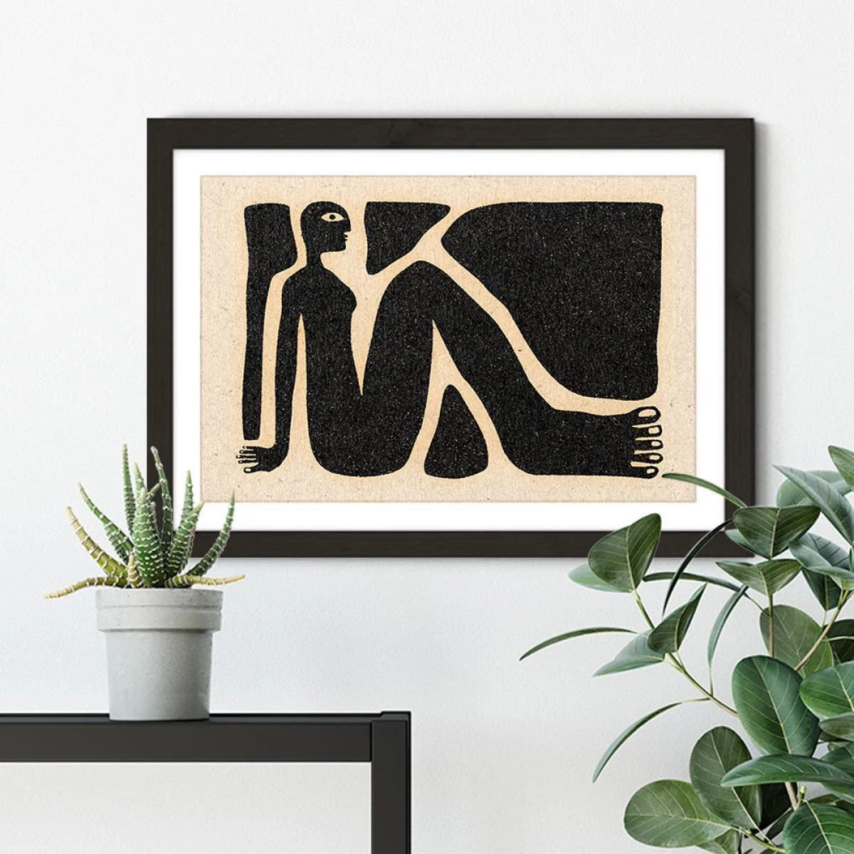 Obstacles Art Print Black Frame – image 5