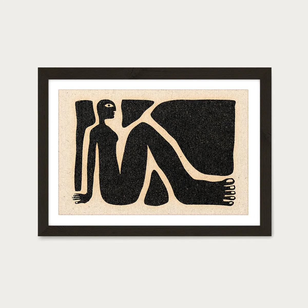 Obstacles Art Print Black Frame – image 1
