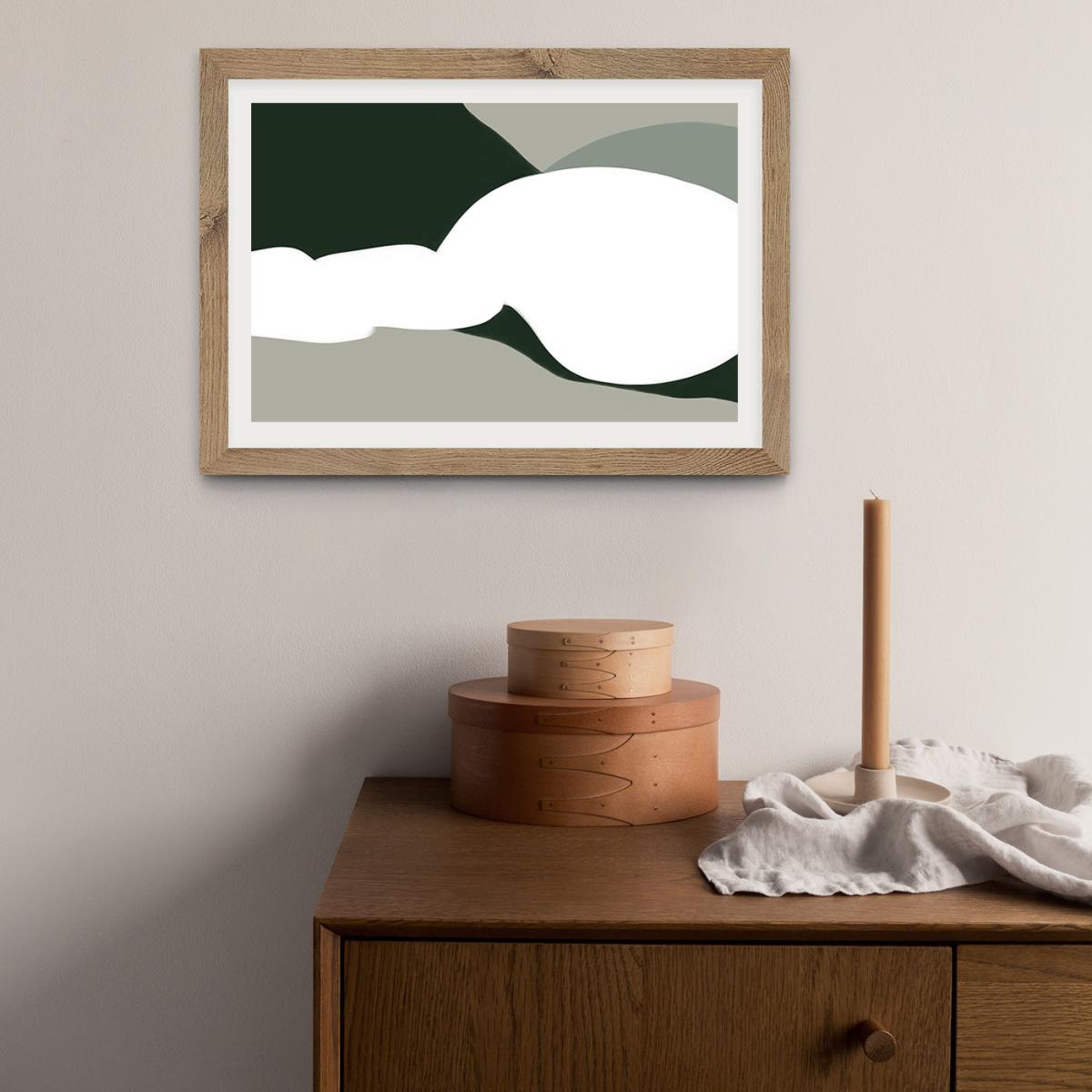 Protection from The Sun Art Print Oak Frame – image 4