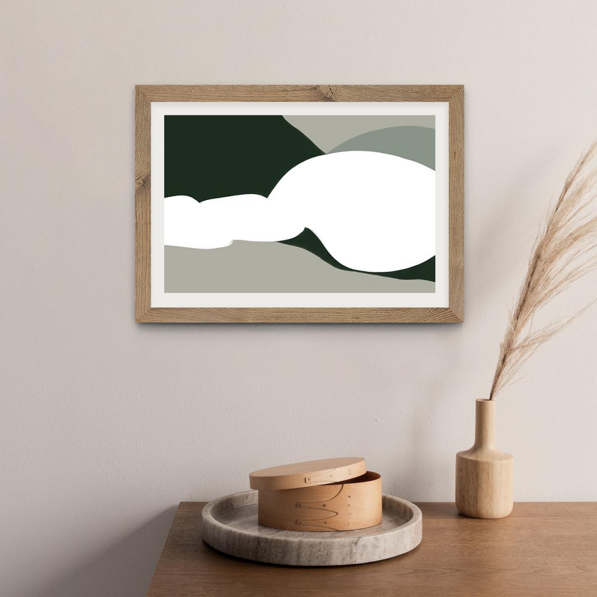 Protection from The Sun Art Print Oak Frame – image 6