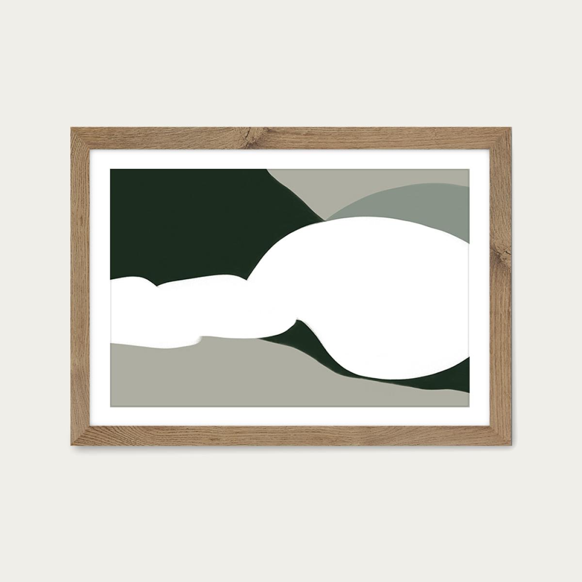 Protection from The Sun Art Print Oak Frame – image 1
