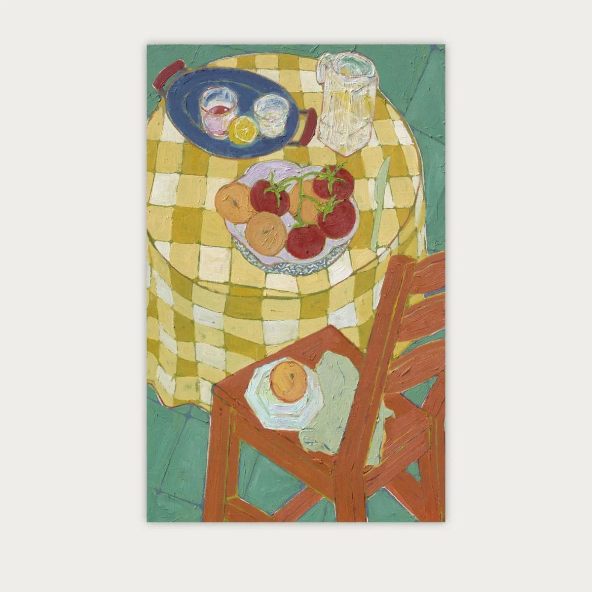 August Fruit Bowl Art Print
