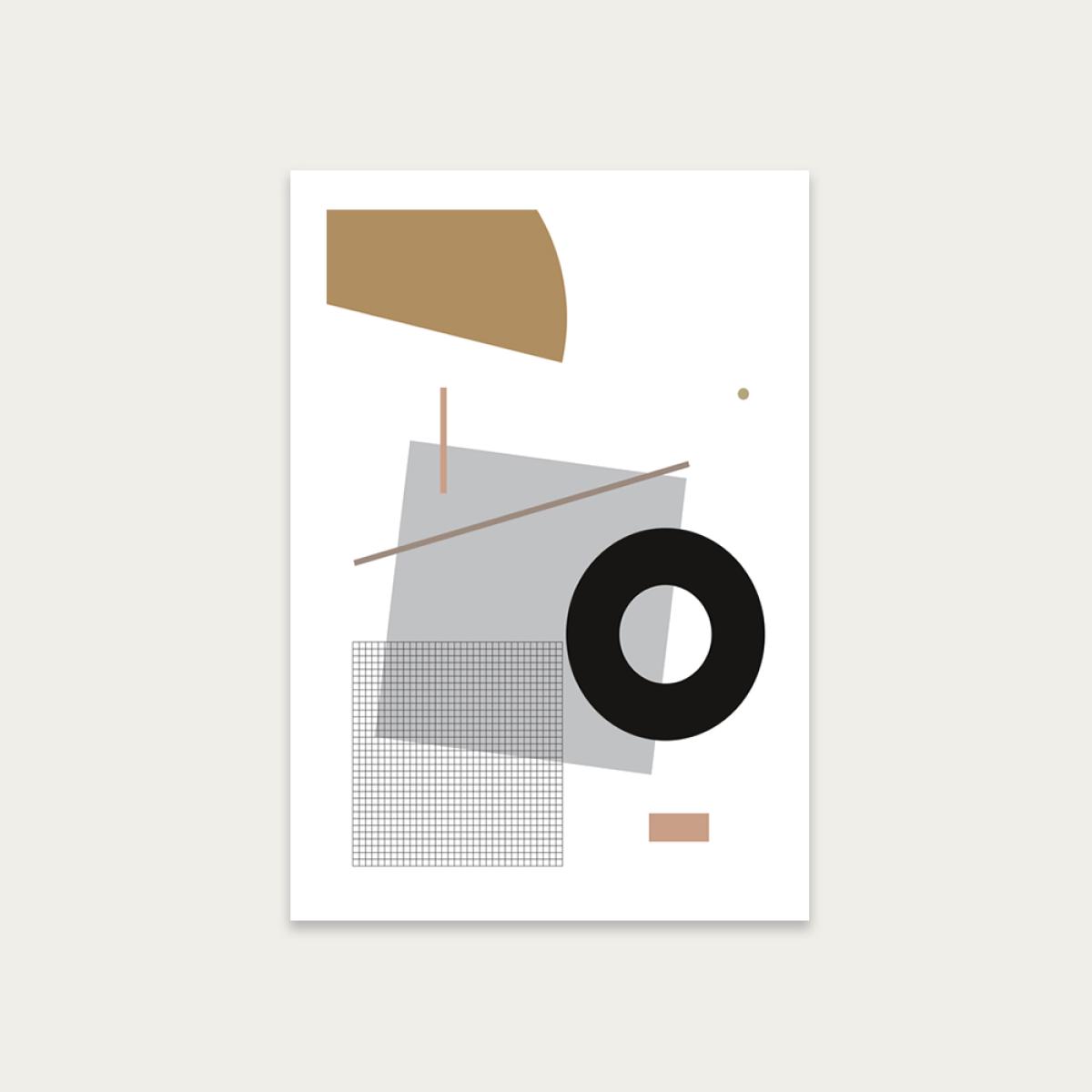 Minimal Geo 1 Art Print Unframed