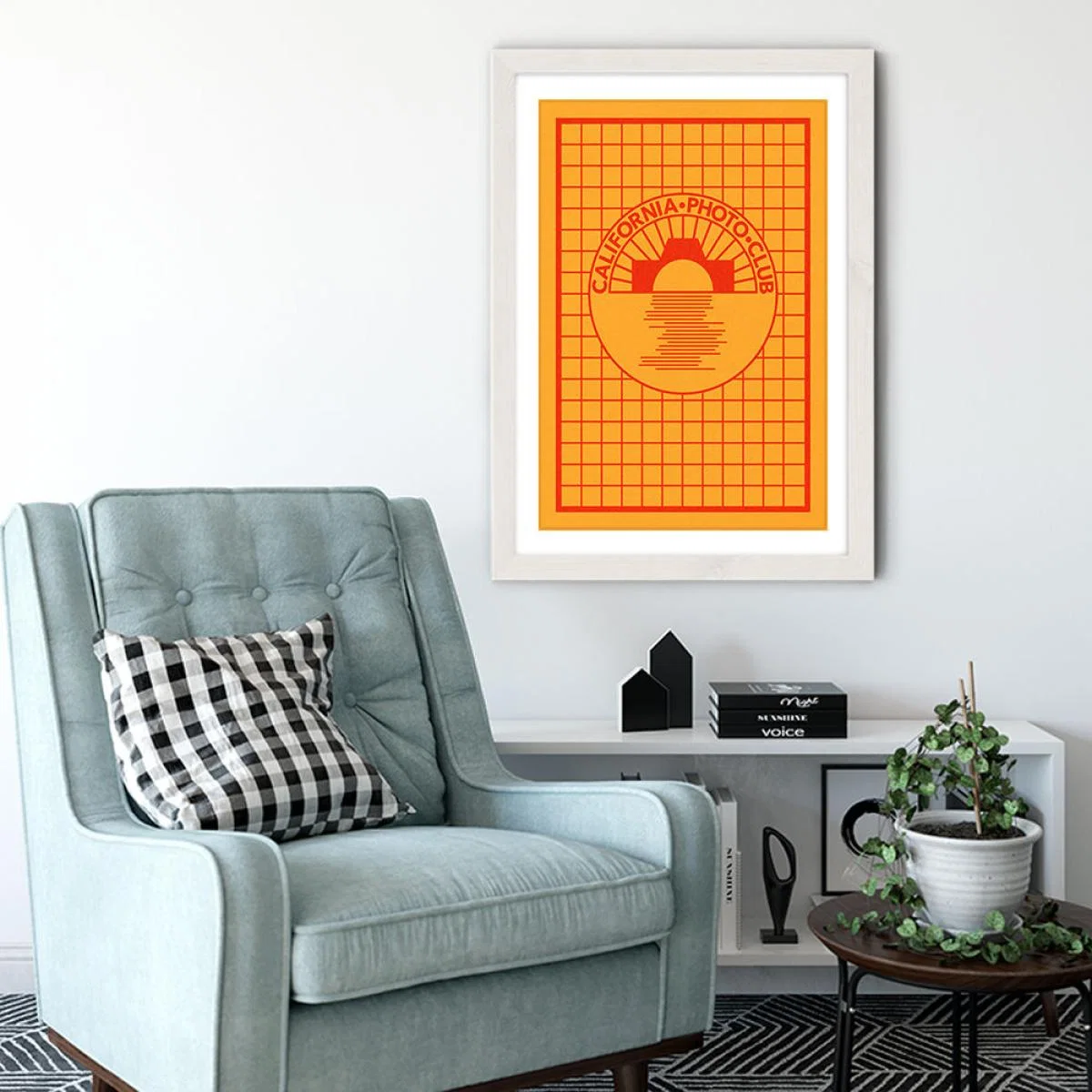 California Photo Club Art Print White Frame – image 3