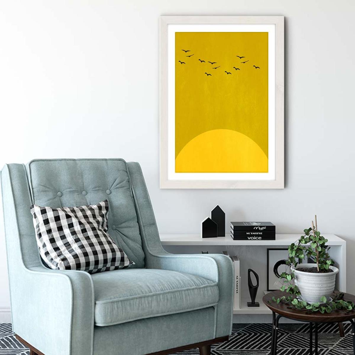 Sundance Art Print White Frame – image 4