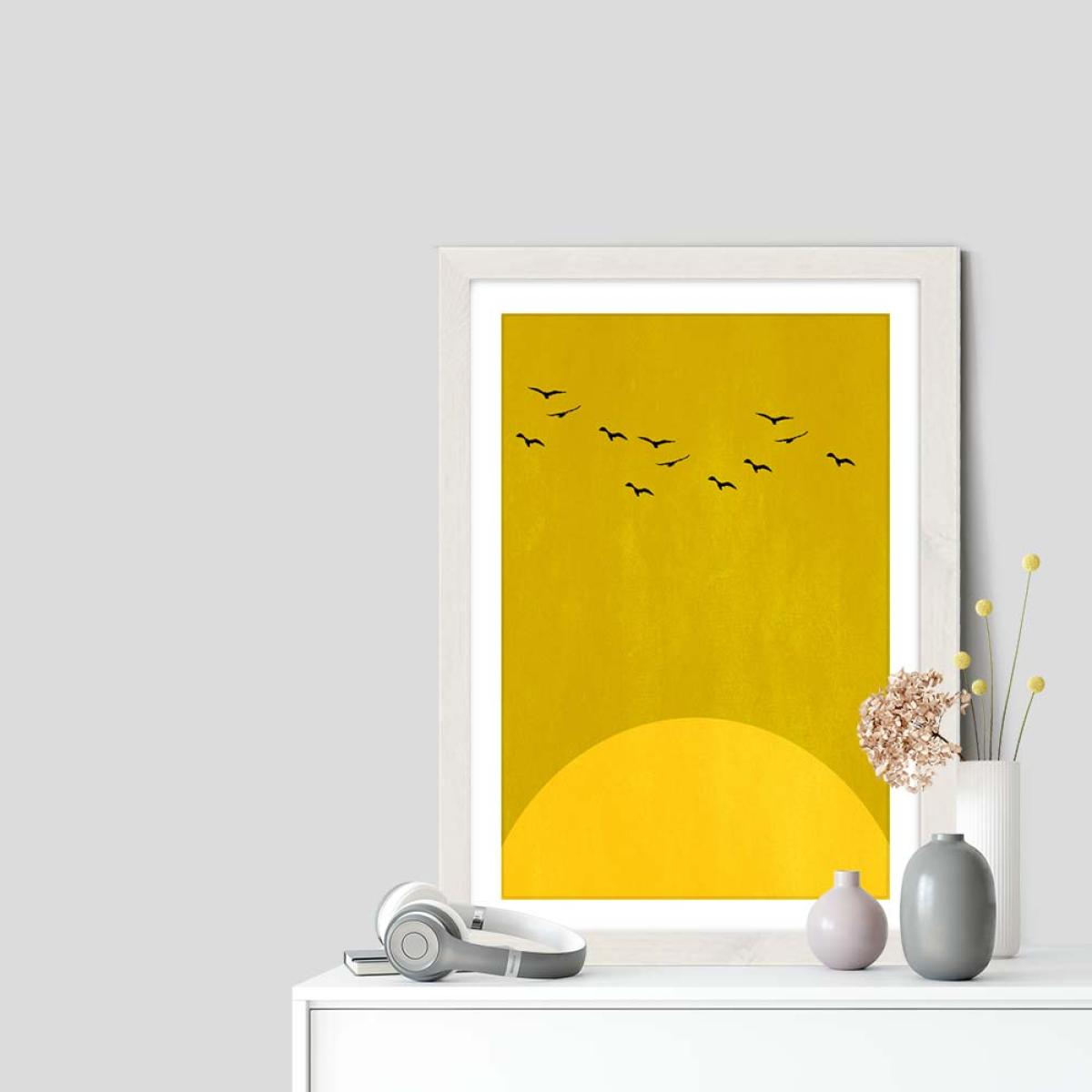 Sundance Art Print White Frame – image 7