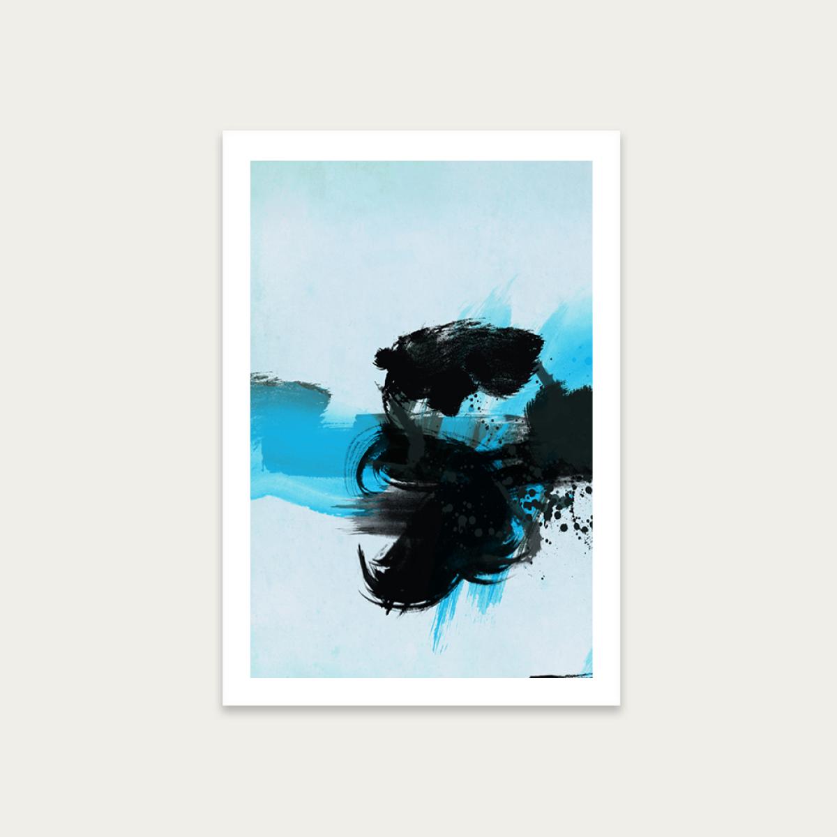 Schreiber Blue No.2 Art Print Unframed