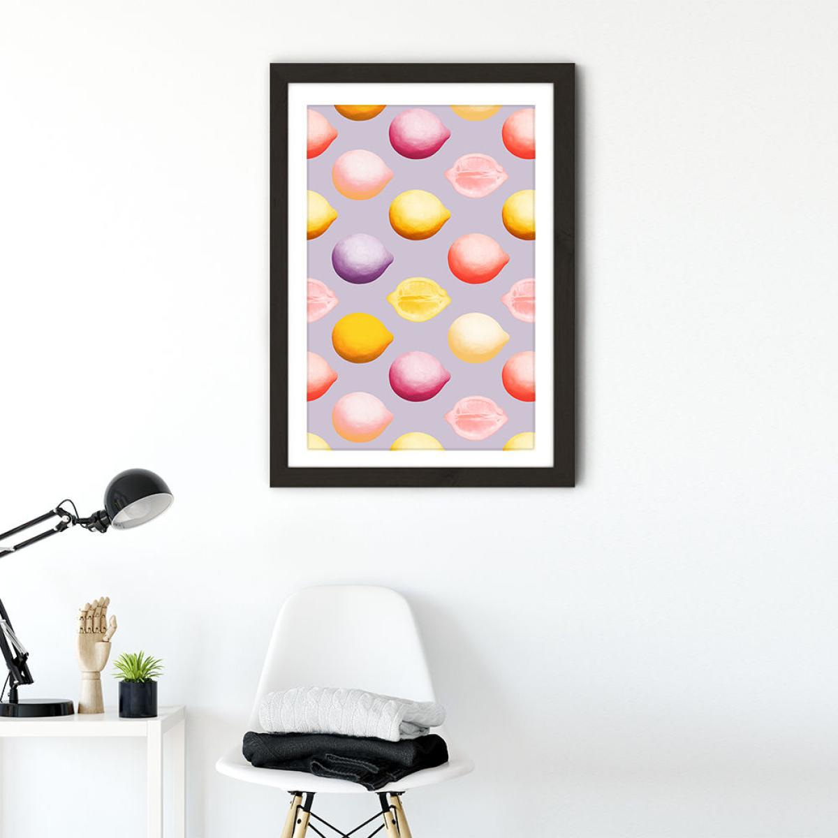 Lemons Art Print Black Frame – image 6