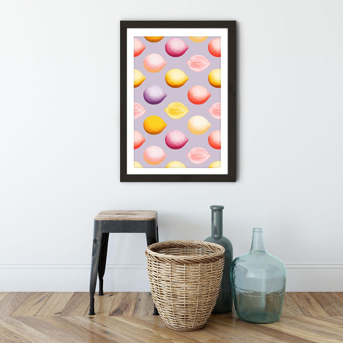 Lemons Art Print Black Frame – image 7