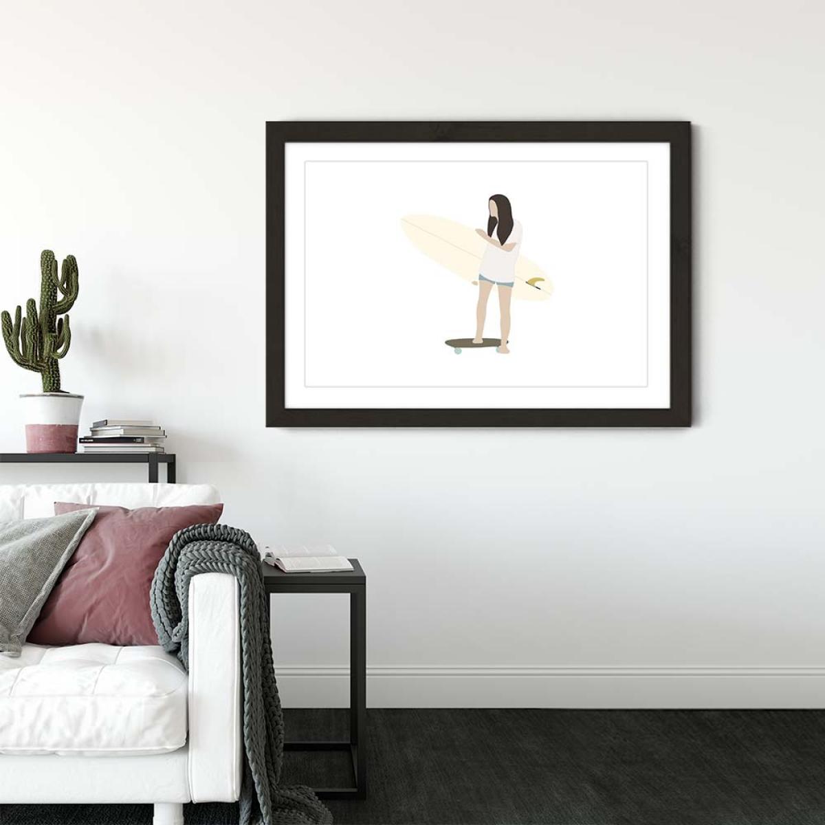 Queen Art Print Black Frame – image 2