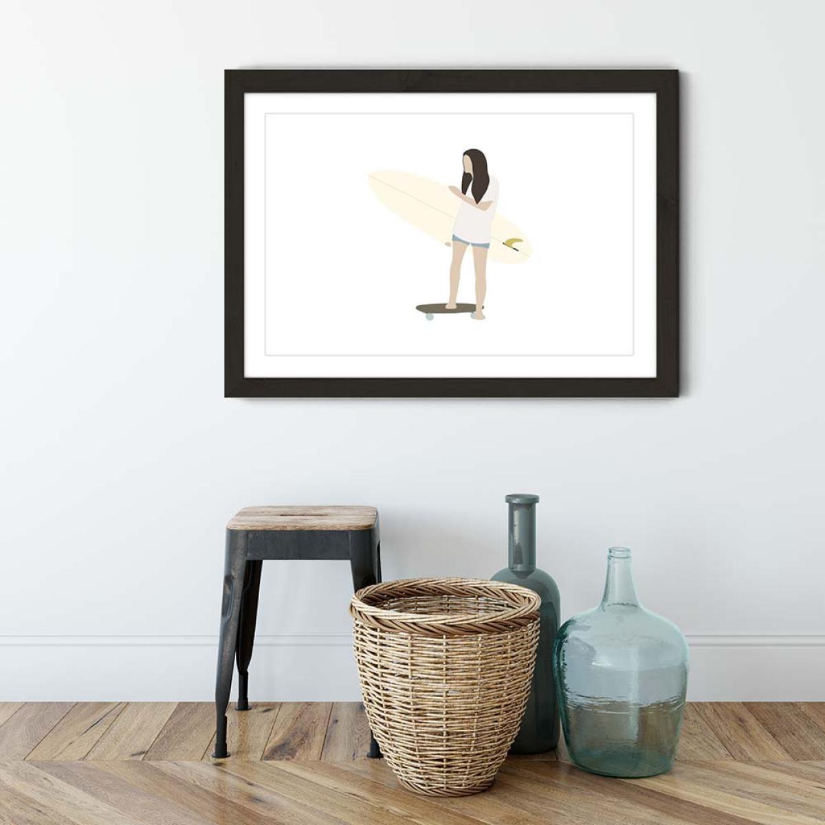 Queen Art Print Black Frame – image 3