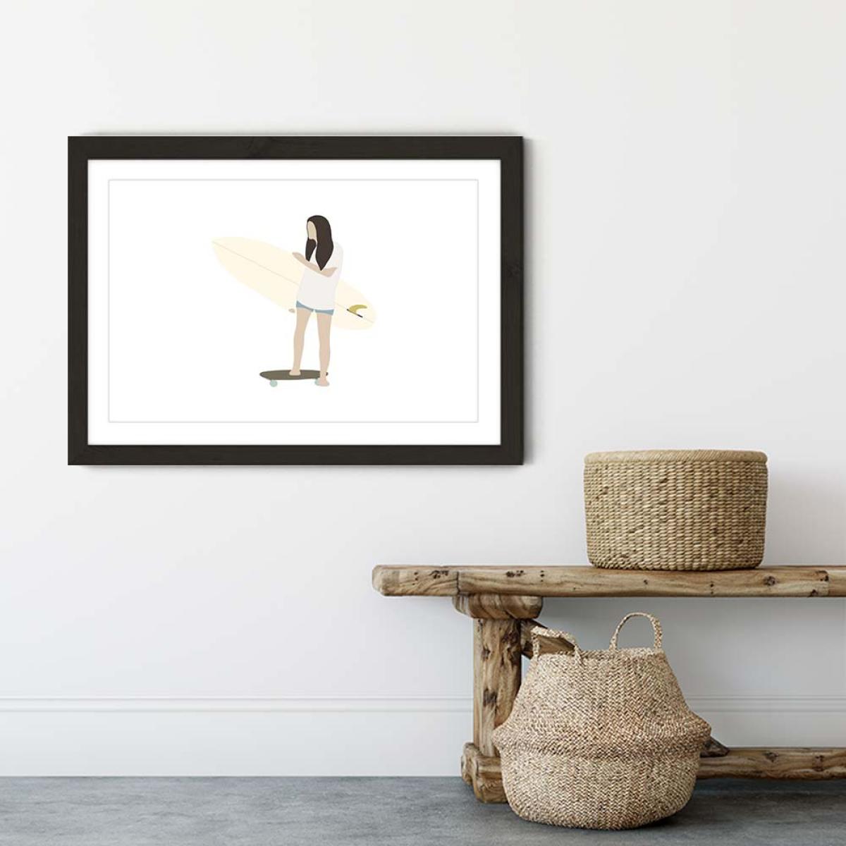 Queen Art Print Black Frame – image 4