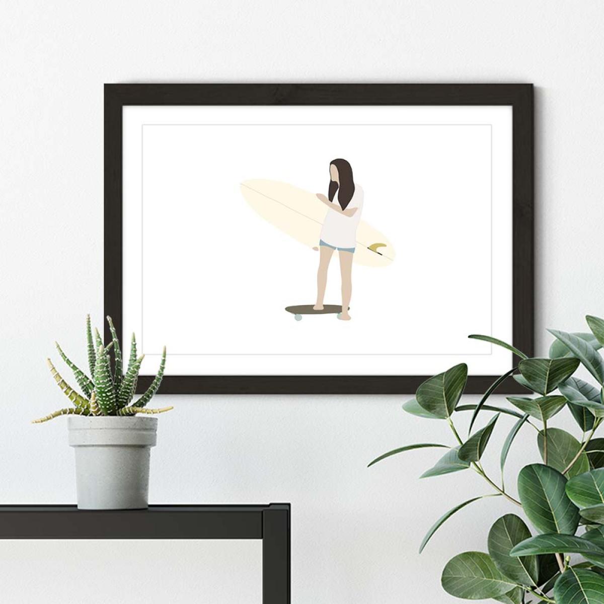 Queen Art Print Black Frame – image 5
