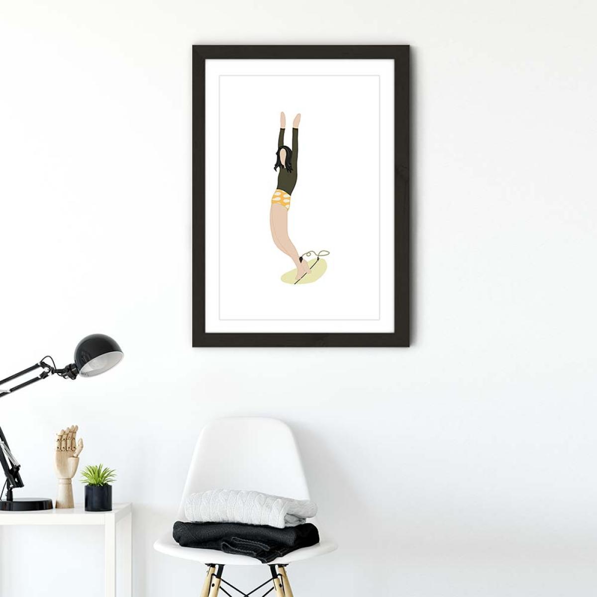 Feeling Fine Art Print Black Frame – image 2