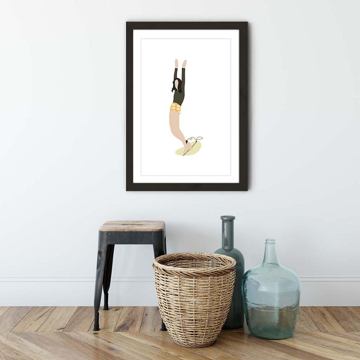Feeling Fine Art Print Black Frame – image 3