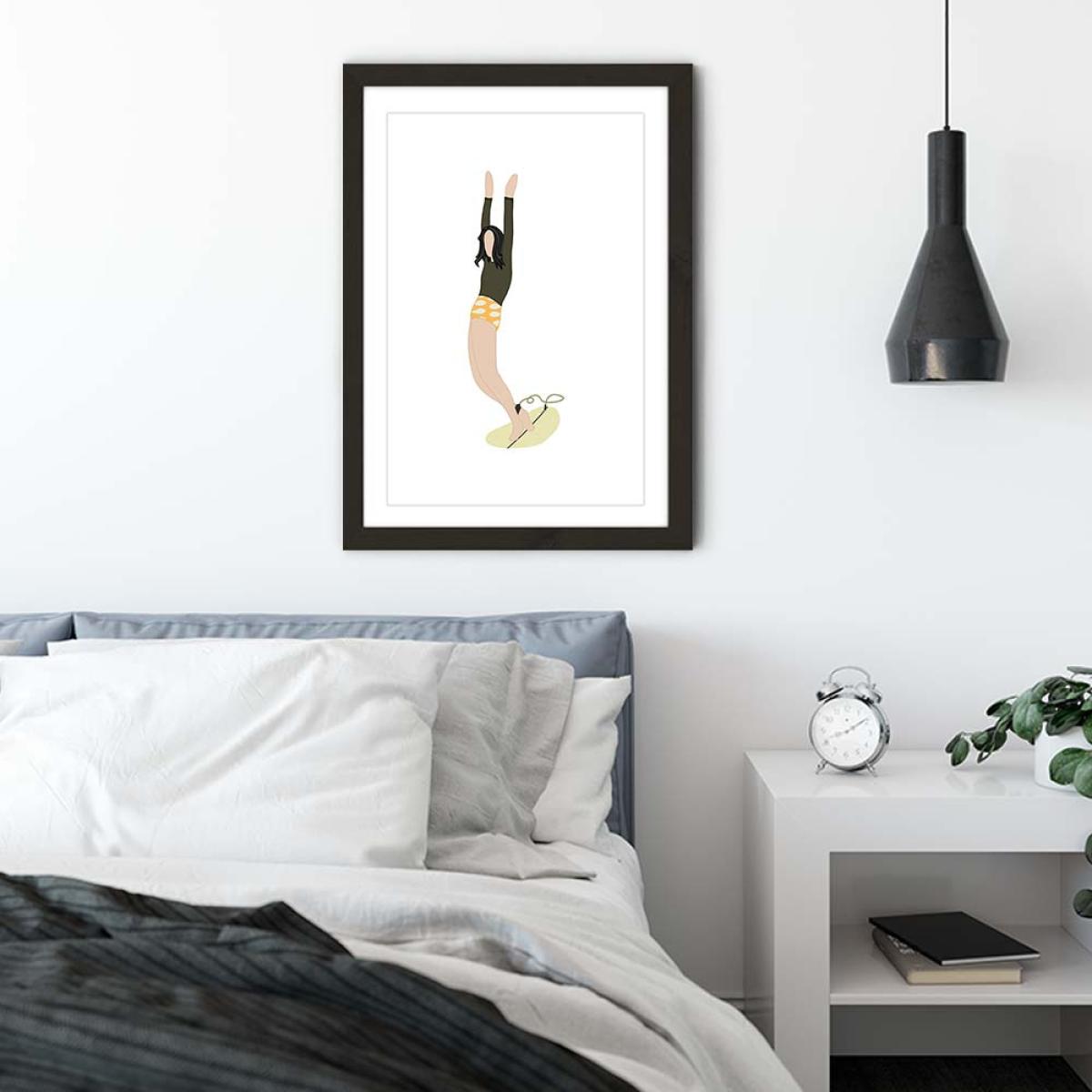 Feeling Fine Art Print Black Frame – image 4