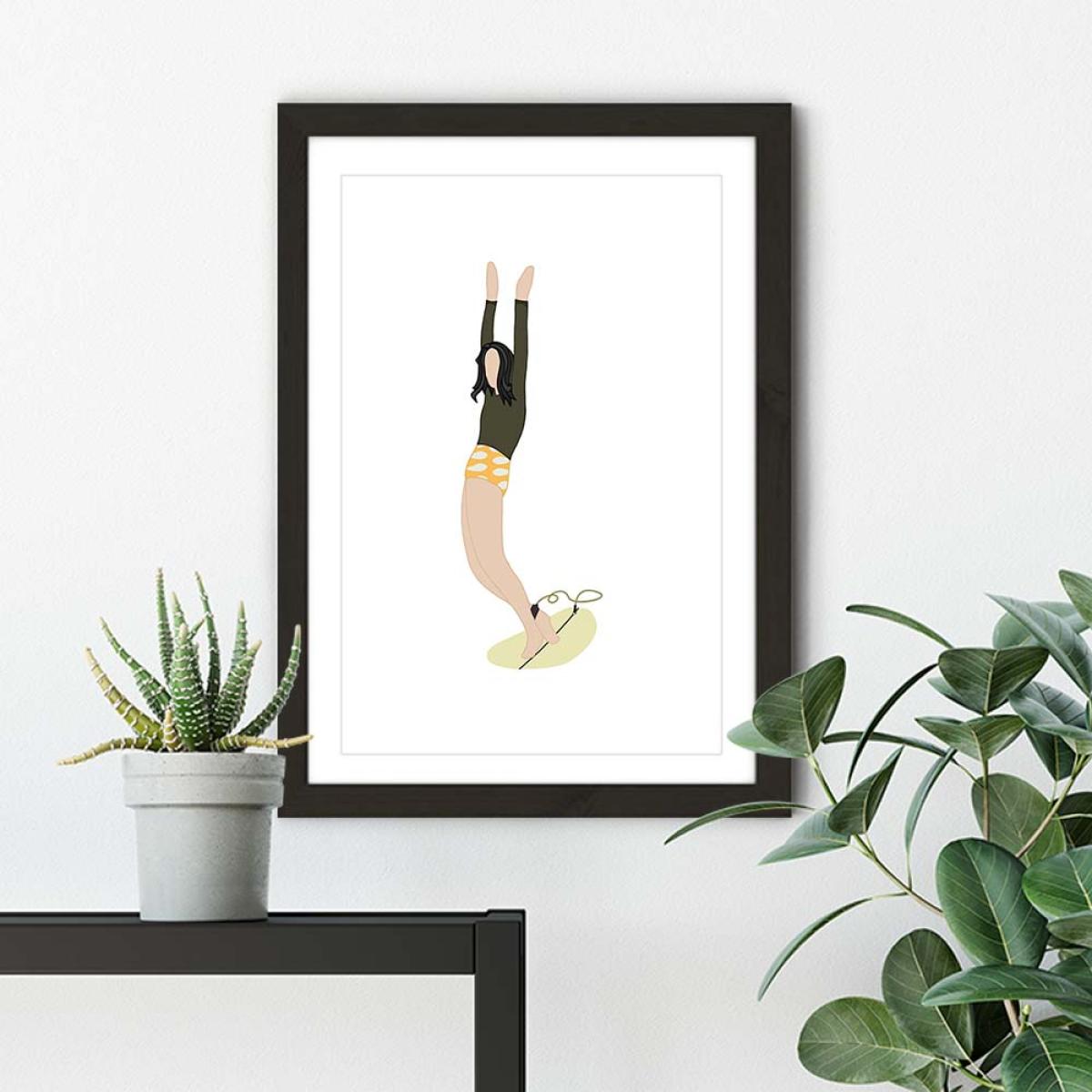 Feeling Fine Art Print Black Frame – image 5