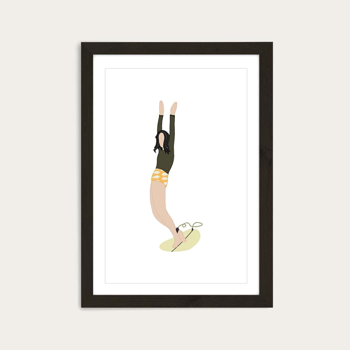 Feeling Fine Art Print Black Frame – image 1