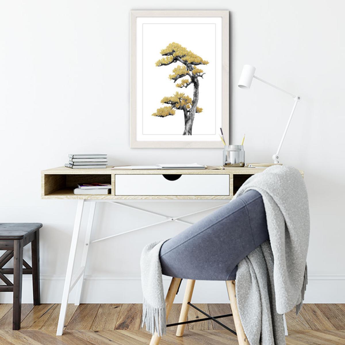Bonsai Tree 4 Art Print White Frame – image 5