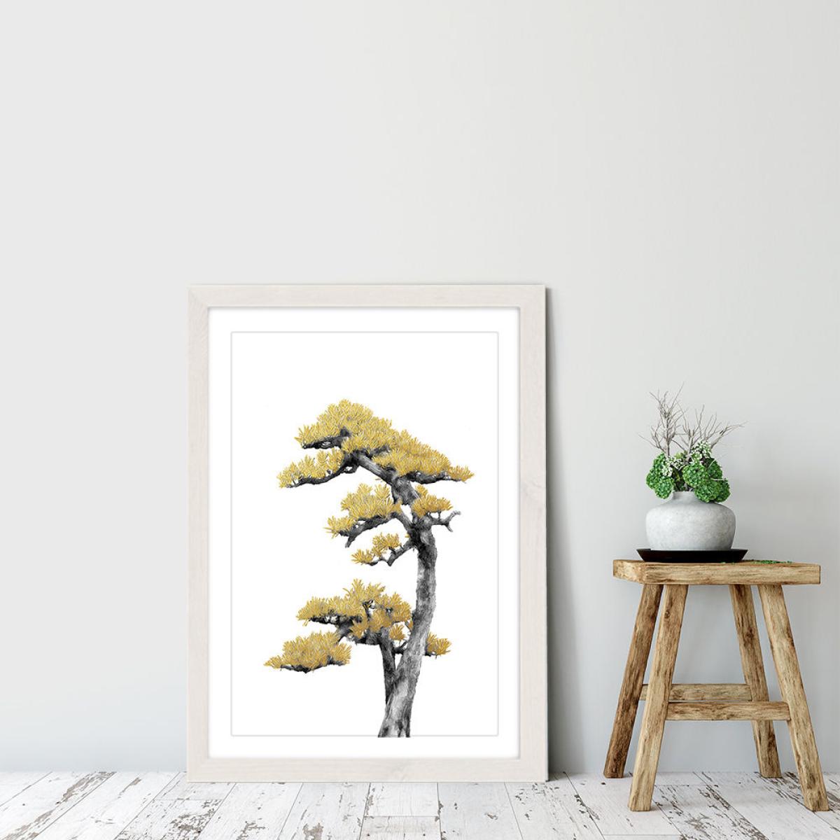 Bonsai Tree 4 Art Print White Frame – image 6