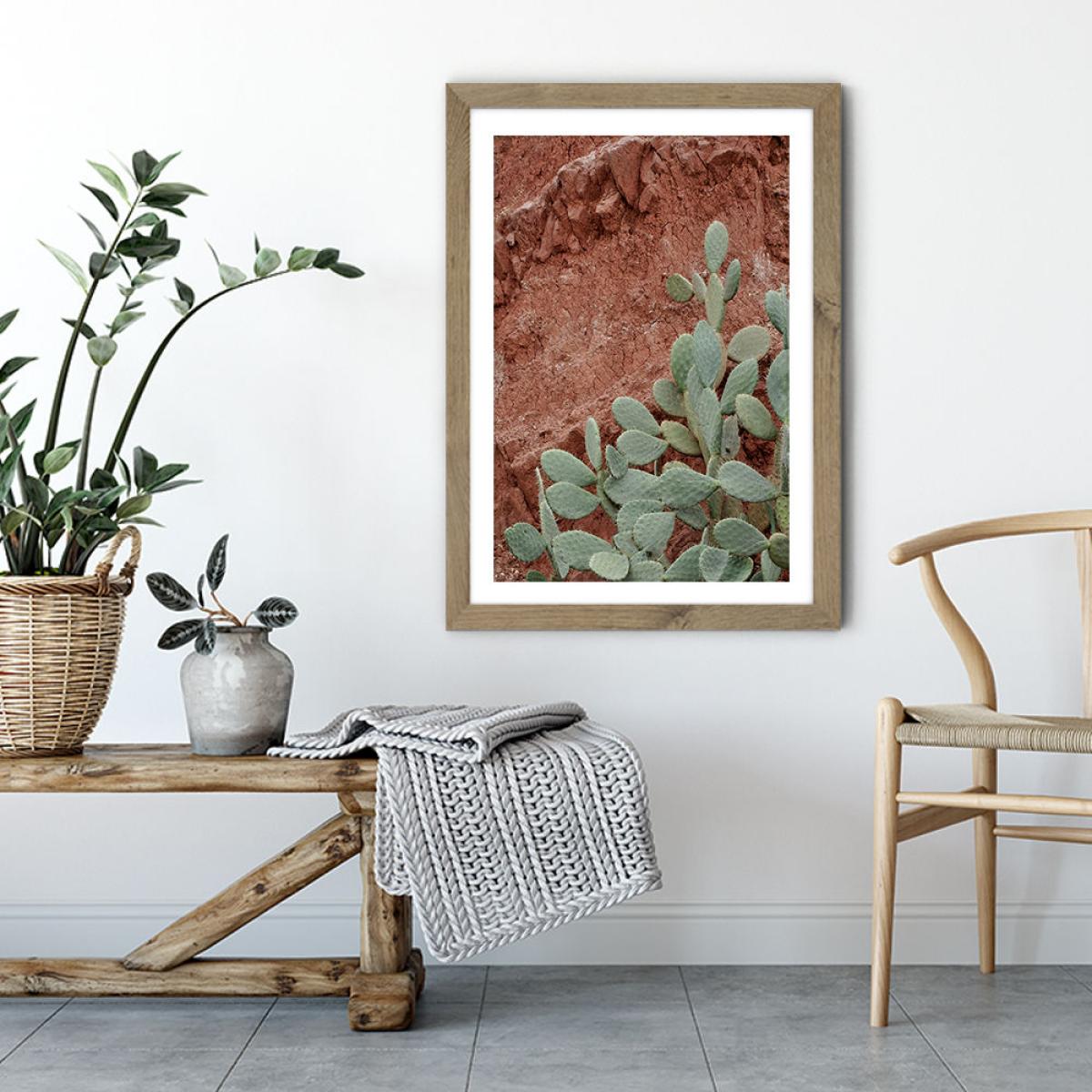 Desert Mood Art Print Oak Frame – image 4