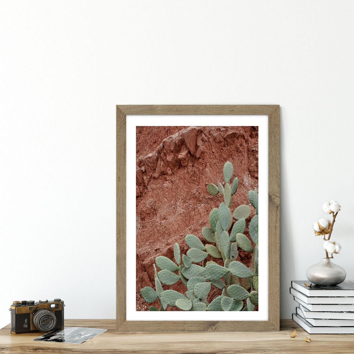 Desert Mood Art Print Oak Frame – image 5