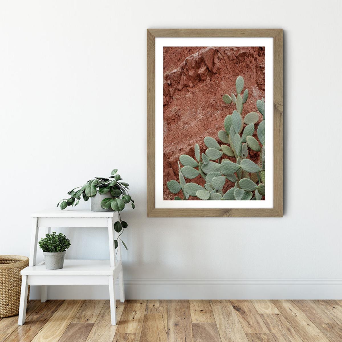 Desert Mood Art Print Oak Frame – image 6