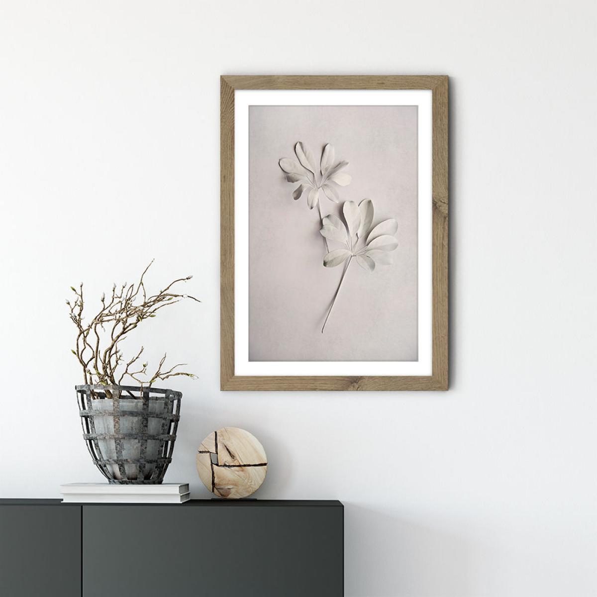 Alabaster Forest 2 Art Print Oak Frame – image 3