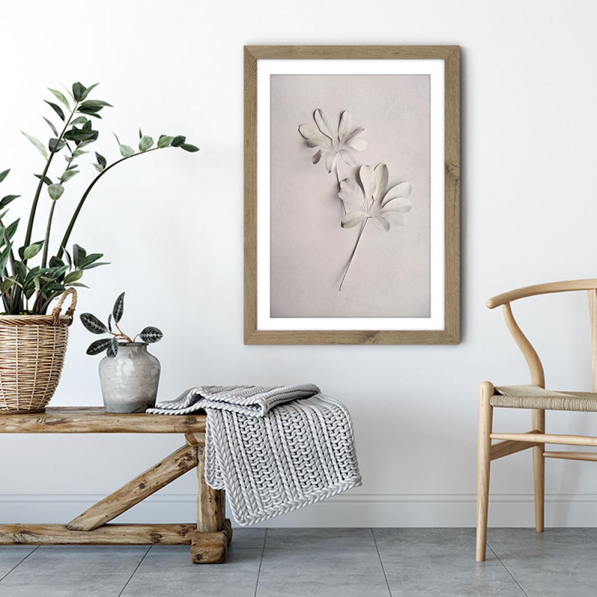 Alabaster Forest 2 Art Print Oak Frame – image 4